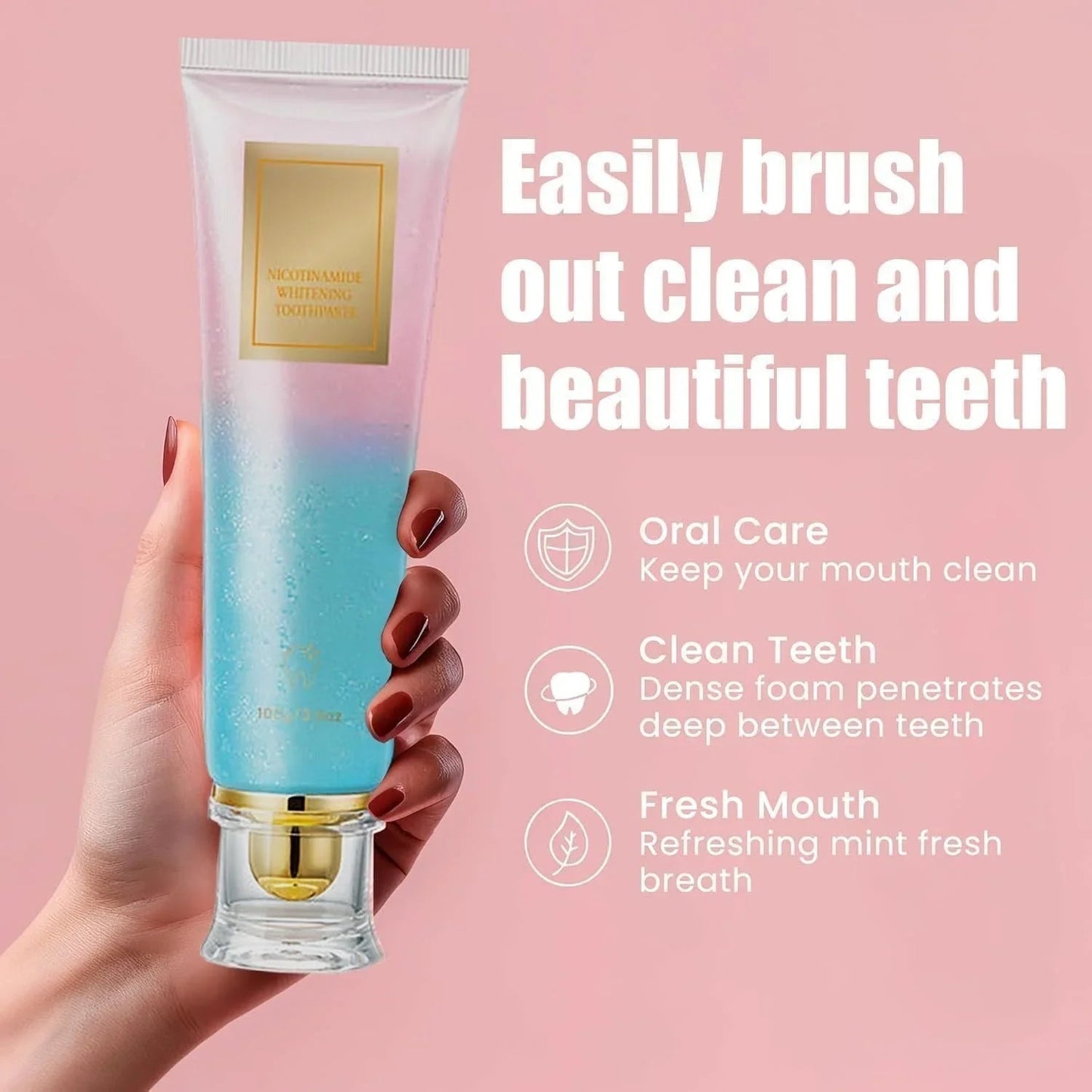 Nicotinamide Whitening Toothpaste 🦷✨💖 Zee Mart