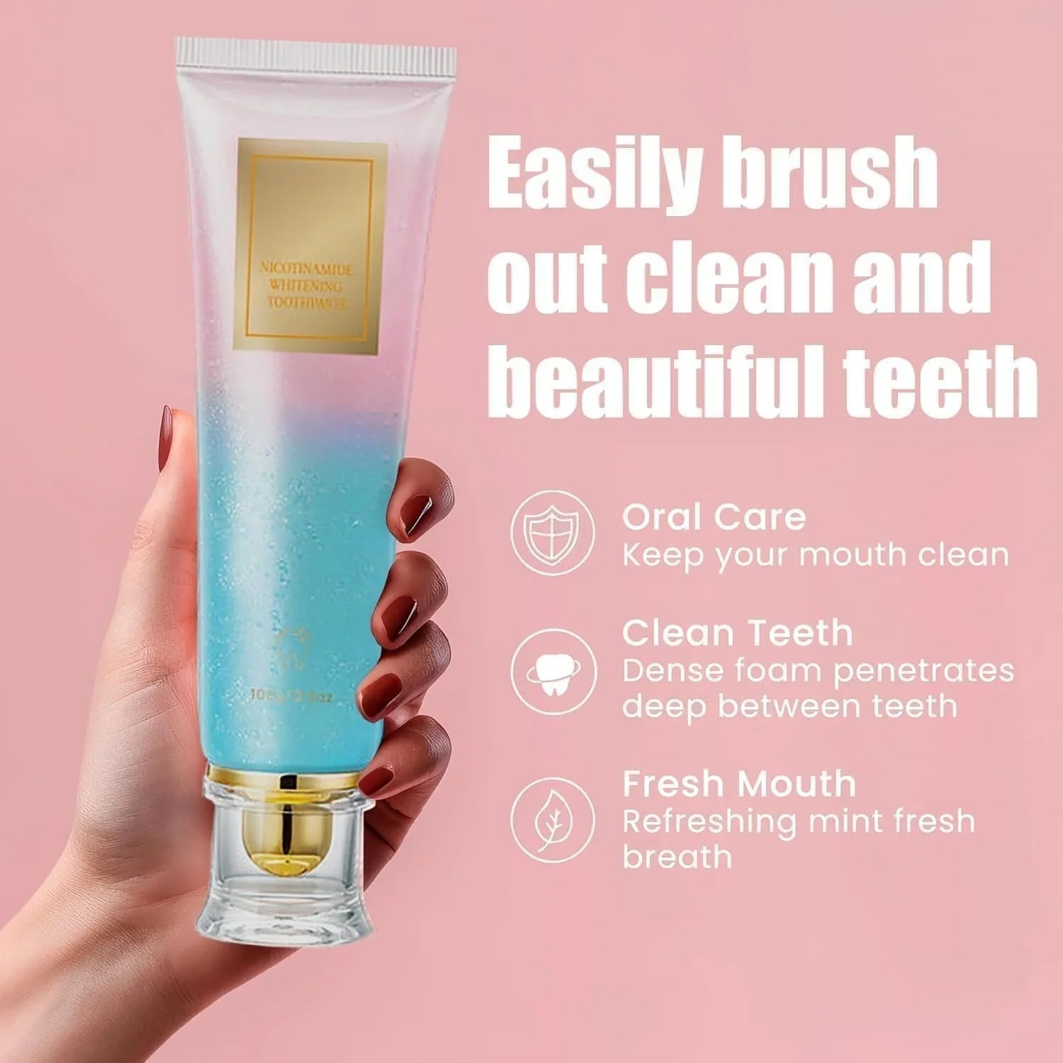 Nicotinamide Whitening Toothpaste 🦷✨💖 Zee Mart