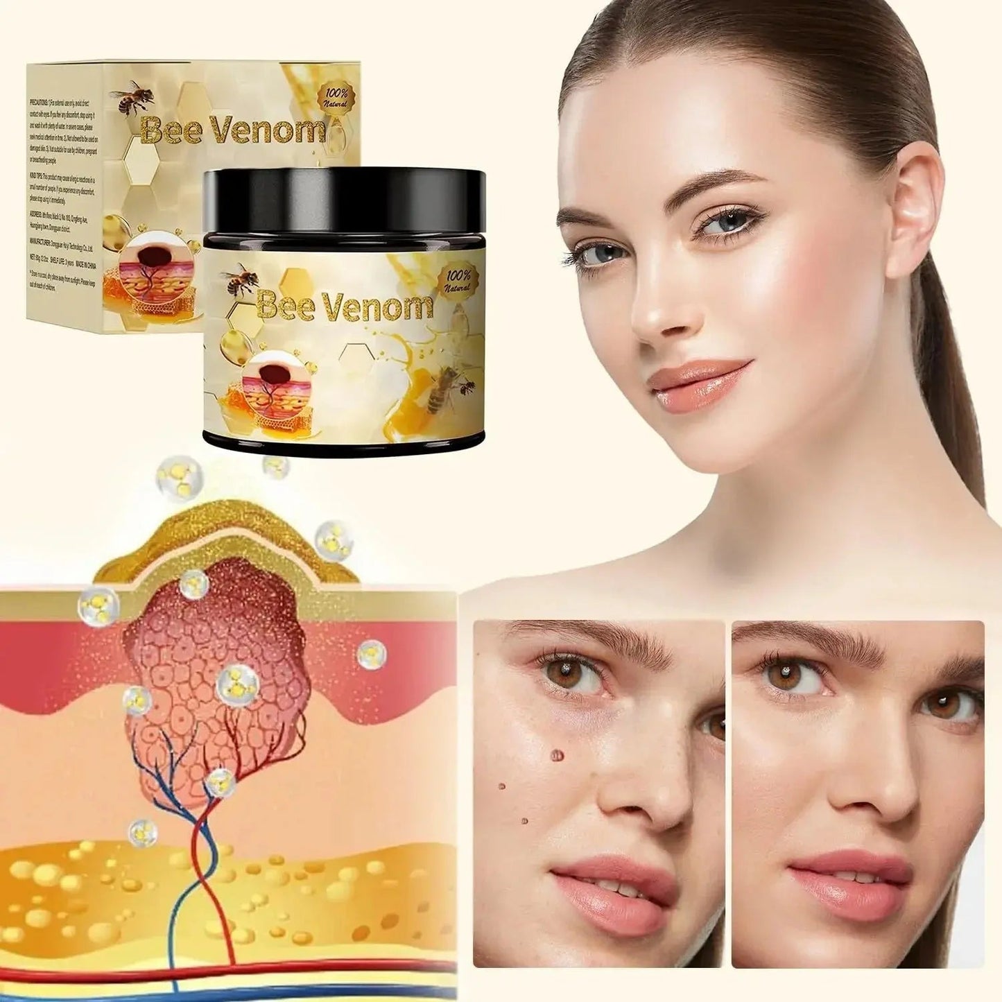 Bee Venom Skin Treatment Cream Zee Mart
