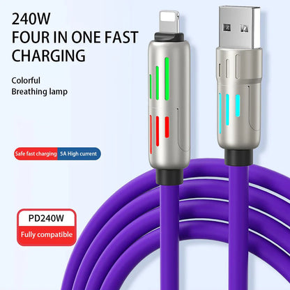 🔋4-in-1 Multi USB Charging Cable⚡(240W)
