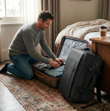 Traveling Bag Vacuum Compression With Air Pump 🧳🔒 Waterproof Oxford Fabric 🌧️💪 Zee Mart